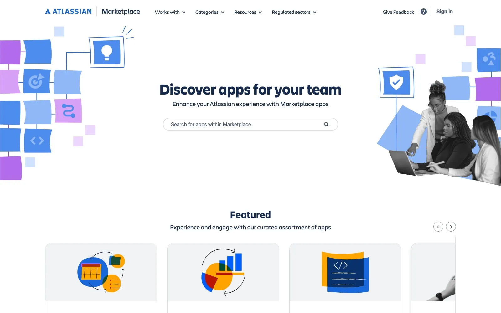 Screenshot of Atlassian Marketplace
