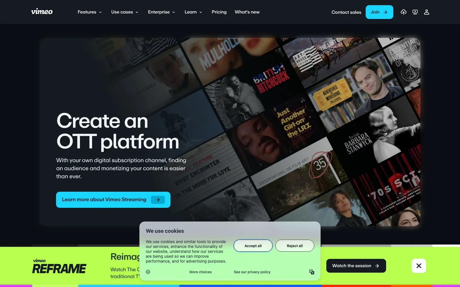 Screenshot of Vimeo On Demand