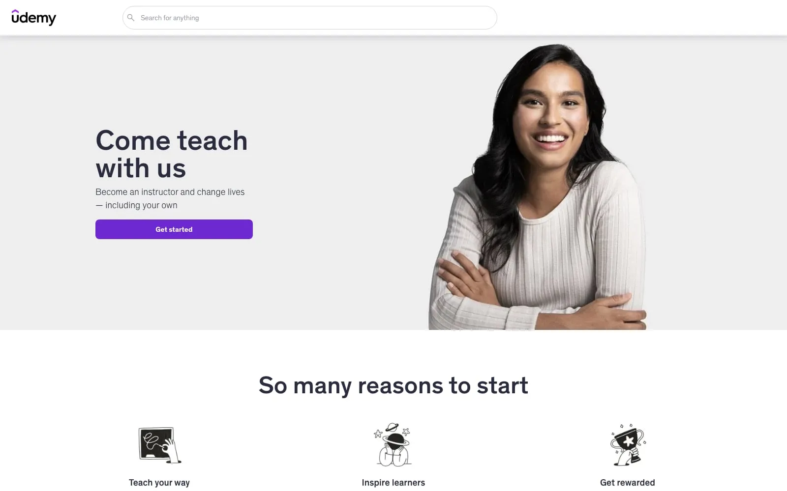 Screenshot of Udemy