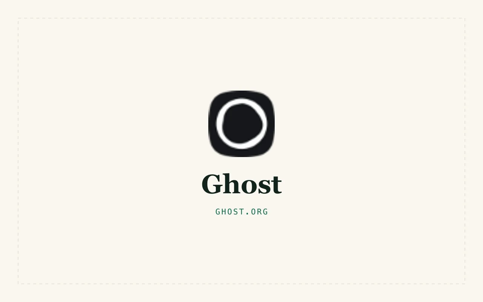 Screenshot of Ghost