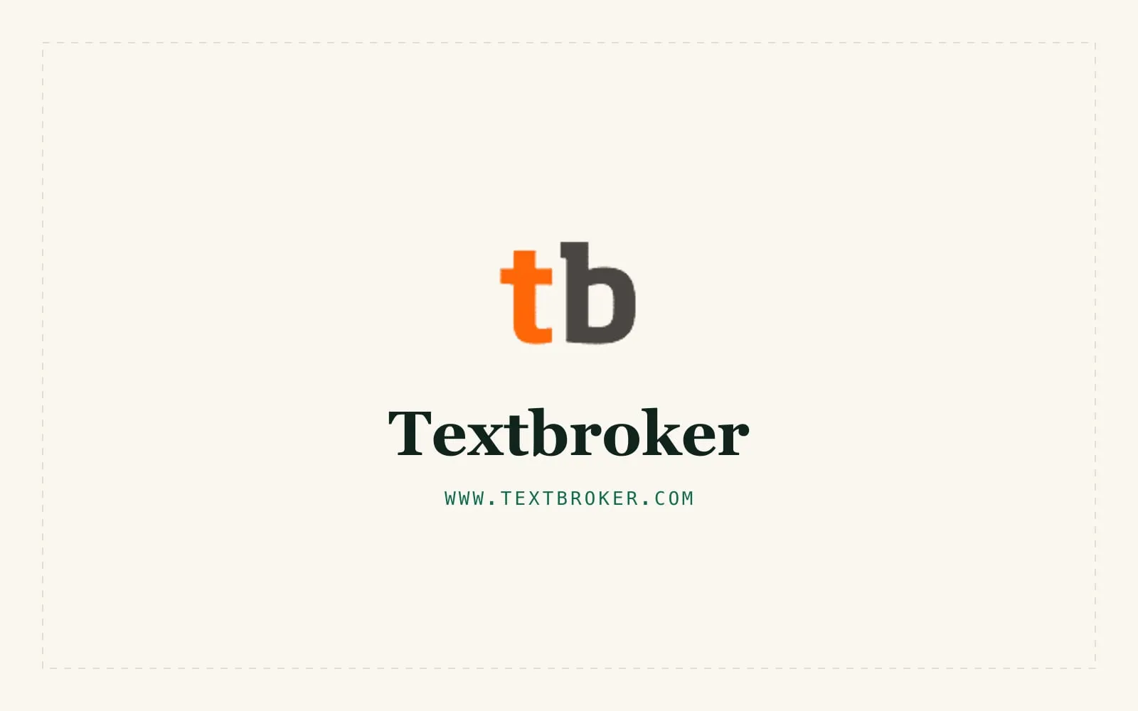 Screenshot of Textbroker